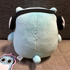 ブルーハムハム ぼてっとお座りぬいぐるみ サングラスの画像
