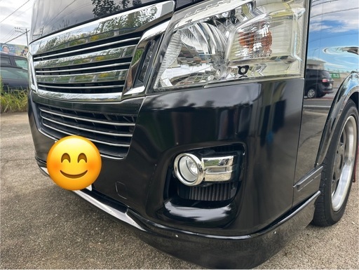 キャラバンNV350フロントバンパースポイラー付き