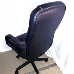 ハイバックチェア　黒の画像