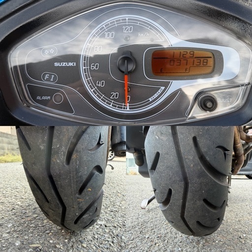スズキ　アドレスV125S CF4MA 忠男マフラー　動画あり　大阪