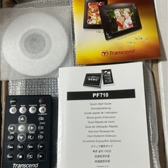 未使用に近い 
デジタルフォトフレーム（リモコン付き）黒の画像