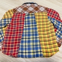 ベビー服　子供服　BIT'z 長袖　チェックシャツ　95の画像
