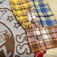 ベビー服　子供服　BIT'z 長袖　チェックシャツ　95の画像