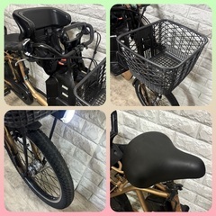 🌟🌸美品🌸室内保管🌸パナソニック 電動自転車 ギュットアニーズ 子供乗せ  🌈新基準🌈u2002の画像