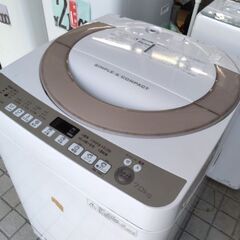 シャープ　7kg　大容量　洗濯機の画像