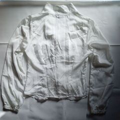 C.D.S BASIC 白 ボウタイブラウス 長袖 フォーマル サイズLの画像