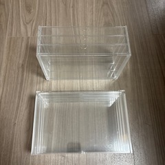 MUJIアクリルケース2点の画像