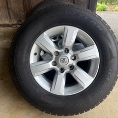 ランクルプラド150 純正ホイール スタッドレスセットの画像