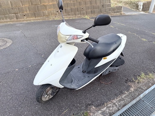 【再募】アドレス V50 ホワイト FI車 BT交換済 茨城発