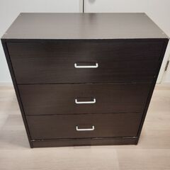 【受渡し者決定済み】引取り希望　ニトリ　チェスト　３段　収納棚　タンス　差し上げますの画像