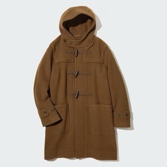 UNIQLO M ユニクロ ブラウン ダッフルコートの画像
