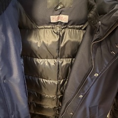 CLUB MONACO ネイビー コート ダウンの画像