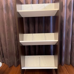 YAMAZEN（山善）A4ファイルラック キャスター付きの画像