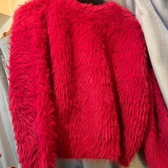 GU ニットセーター　レッド　ジモティ限定価格✨数回のみ着用品✨　sizeSの画像