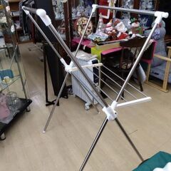 極上美品　高さも幅も伸縮式　高級タイプ　物干し竿　ハンガーラック　洗濯機 ラック　ハンガーの画像