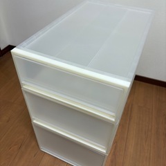 無印良品ポリプロピレン収納ケース３個まとめて
の画像