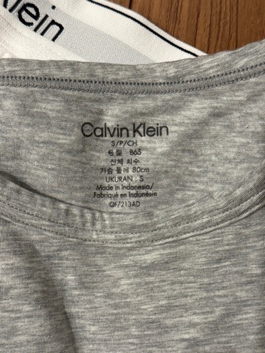 カルバンクライン　ルームウェア　Tシャツブラレット＋ショートパンツ