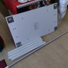 極上美品　ニトリ　机　テーブル　パソコンデスク　ラック　学習机　棚　ダイニングテーブルの画像