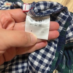 MIKI HOUSE✨人気商品✨チェックシャツ✨長袖ブラウス✨の画像