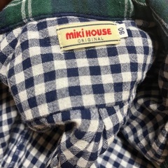 MIKI HOUSE✨人気商品✨チェックシャツ✨長袖ブラウス✨の画像