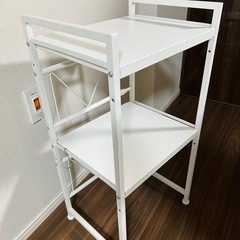 レンジラック 2段 伸縮・可動棚の画像