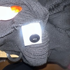 ブラックリブ編みロングカーディガン　Vネック　ジモティ限定価格‼️の画像