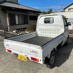SUZUKI キャリィトラック車検付き 2wd/4wdレバー切り替え 7万キロ台の画像