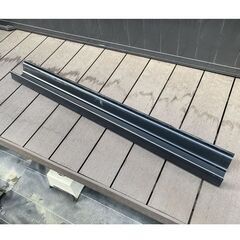 Panasonic　PC50 軒樋　雨樋　角　ブラック　　残り1150mmの画像