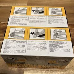 新品 Fulton SAWHORSE BRACKETS　2個入り2個セット　黒　ソーホースブラケットの画像