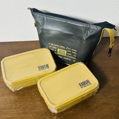 【新品】　kansaiの水筒とお弁当箱のセットの画像