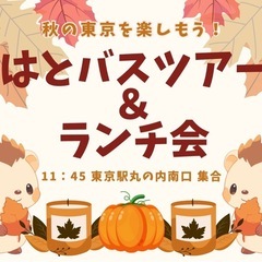 【11/23(日)11:45東京駅集合】秋の東京を満喫しよ…