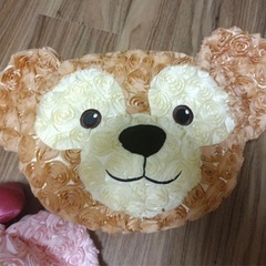 ダッフィ　シェリーメイ　フラワークッションの画像