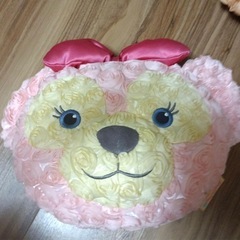 ダッフィ　シェリーメイ　フラワークッションの画像