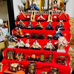 久月雛人形7段飾りお祓いずみ済みの画像