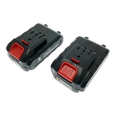 【未使用】片手で扱えるハンディーチェンソー21Vバッテリー2個付きの画像