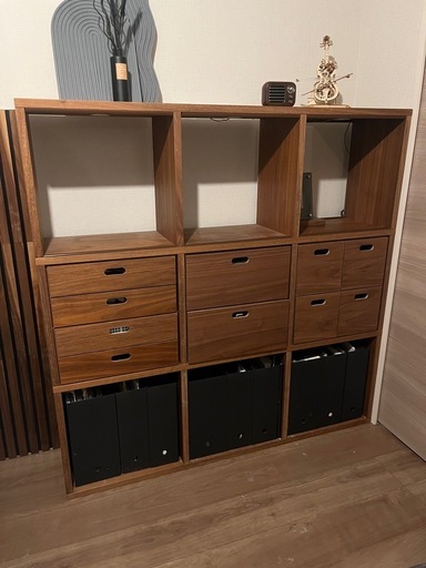 無印良品　スタッキングシェルフ 3段 3×3 ※シェルフのみ