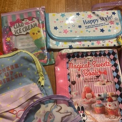 ⑧無料　女の子付録9点セットの画像