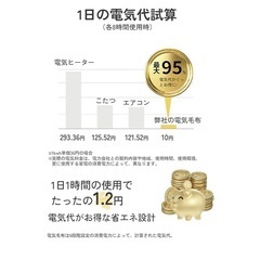 でんきも電気毛布の画像