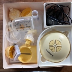 搾乳機　電動　メデラの画像