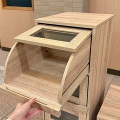 【引き取り限定】木製シューズBOX/靴箱/フラップドア式/８点セットの画像