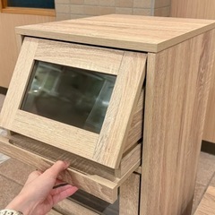 【引き取り限定】木製シューズBOX/靴箱/フラップドア式/８点セットの画像