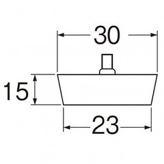 【純正品】SANEI バス用クサリ付ゴム栓　の画像