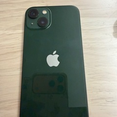 iPhone13128G人気のミッドナイトぐりーんグリーンの画像