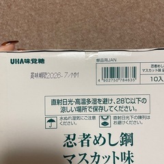 忍者めし鋼　マスカット味の画像