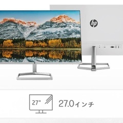 液晶割れ HP モニター M27fw 27インチ フルHDディスプレイの画像