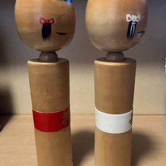 こけし2体の画像