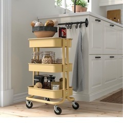 IKEA ワゴン　キャスター付きの画像