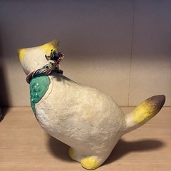 猫の置物の画像