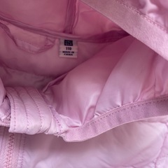 UNIQLO ダウン　110薄ピンクの画像