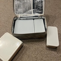 petit copain ランチBOX ＆ 専用保冷バッグ 美品の画像